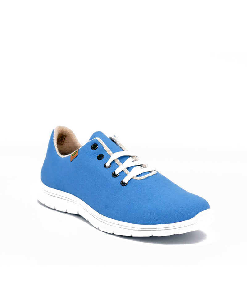 Cinderella Vegan Stylish Sky Blue Cosy Lined Trainers