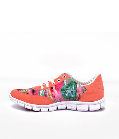 Cinderella Vegan Cute Coral Rose Trainers