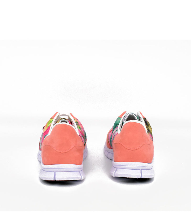 Cinderella Vegan Cute Coral Rose Trainers