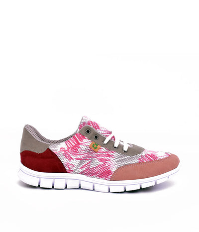 Cinderella Vegan Burgundy Rose Trainers