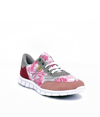 Cinderella Vegan Burgundy Rose Trainers