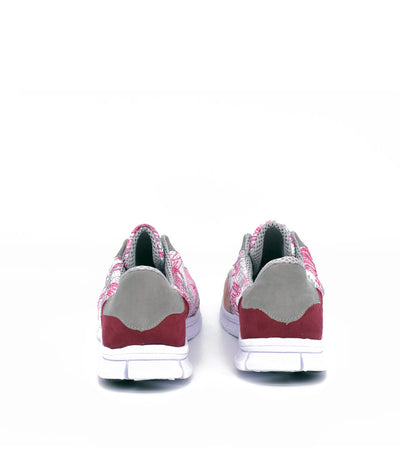 Cinderella Vegan Burgundy Rose Trainers