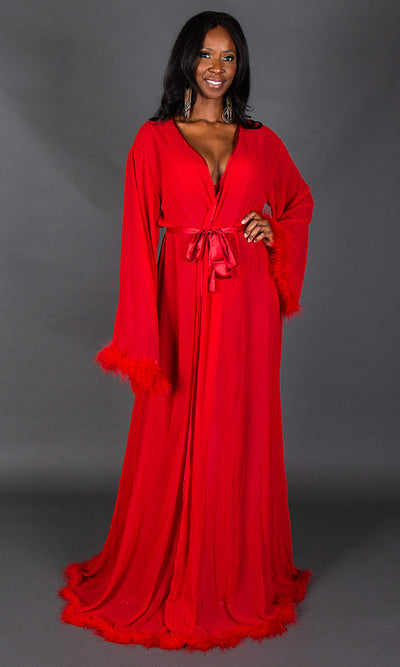 Main Attraction Robe - Red