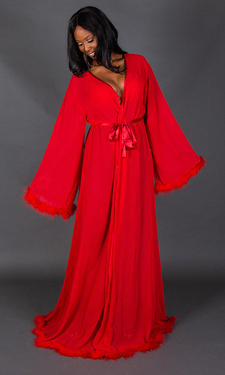 Main Attraction Robe - Red