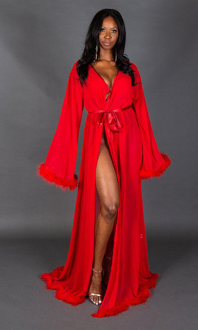 Main Attraction Robe - Red