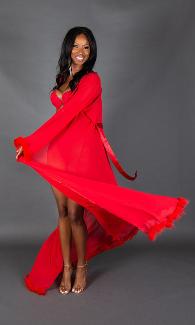 Main Attraction Robe - Red