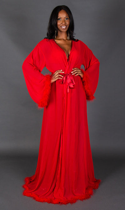 Main Attraction Robe - Red