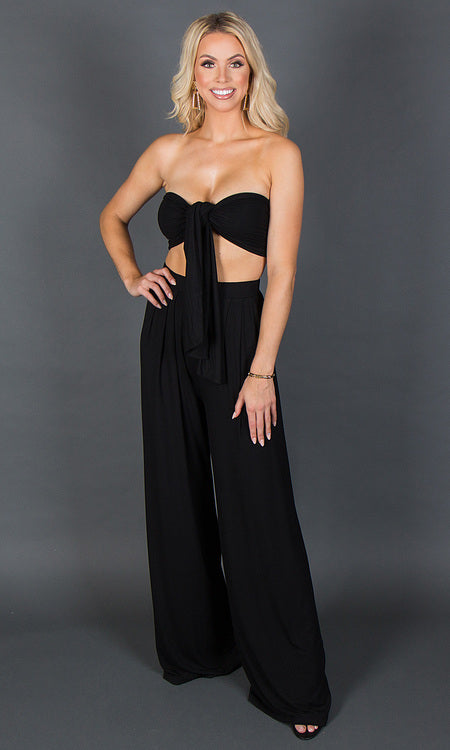 Olivia Two Piece Set - Black