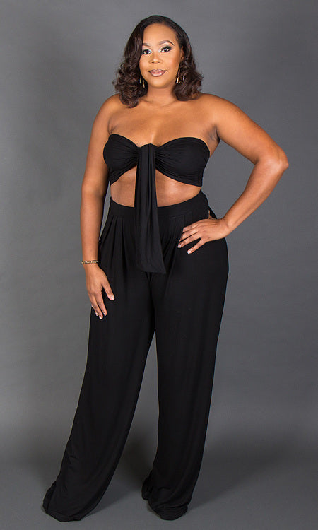 Olivia Two Piece Set - Black