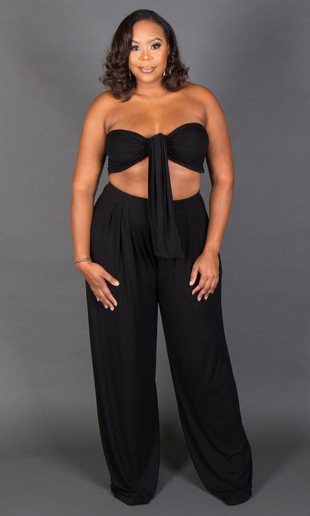 Olivia Two Piece Set - Black