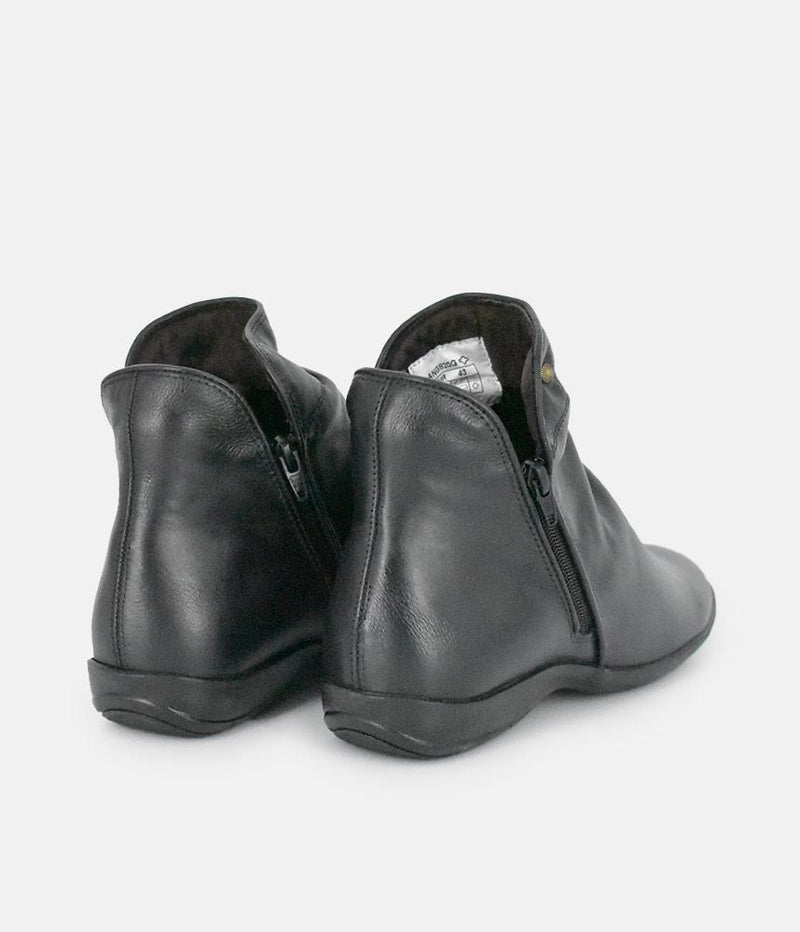 Cinderella Shoes Versatile Black Ankle Bootie