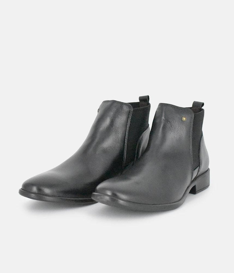 Cinderella Shoes Black Soft Cuff Ankle Boots