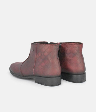 Cinderella Shoes Classic Burgundy Ankle Bootie