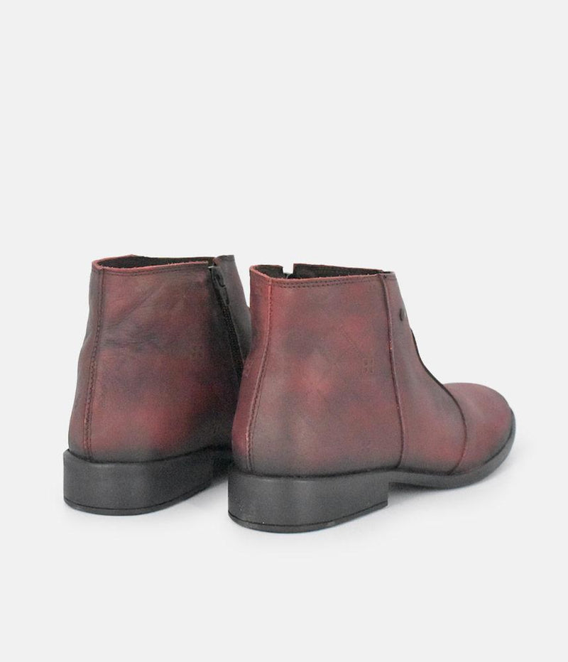 Cinderella Shoes Classic Burgundy Ankle Bootie