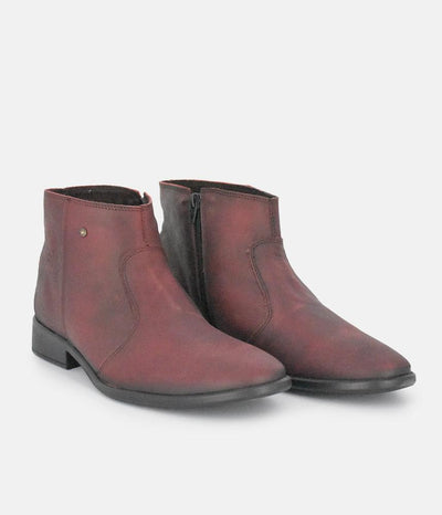 Cinderella Shoes Classic Burgundy Ankle Bootie