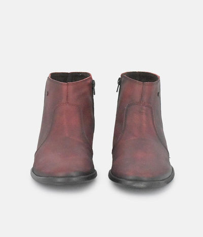 Cinderella Shoes Classic Burgundy Ankle Bootie