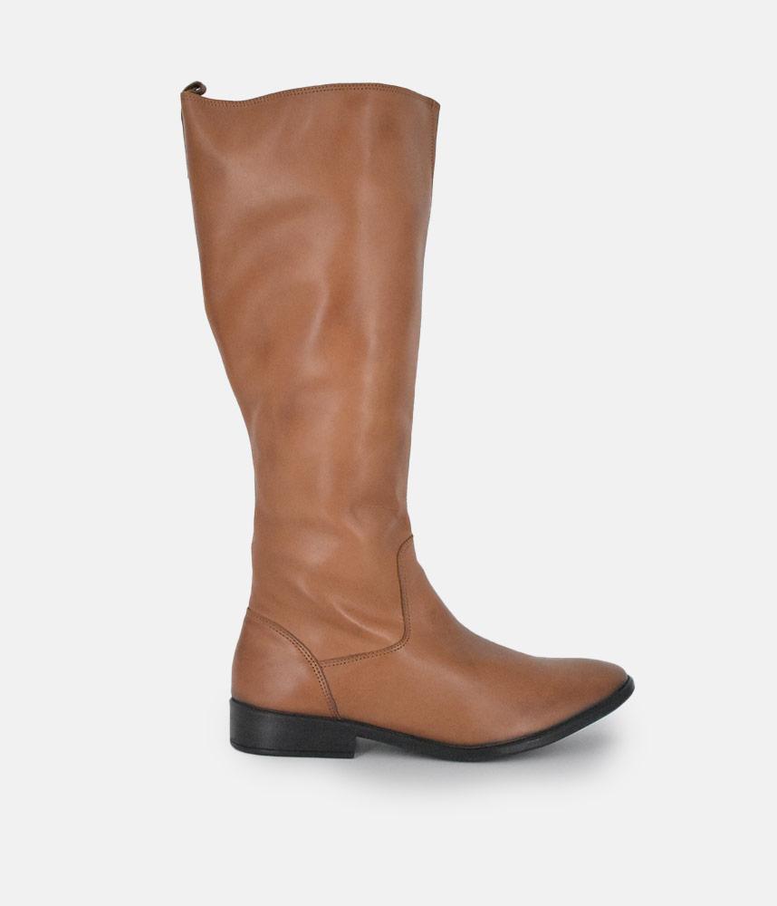 Cinderella Shoes Versatile Long Brown Leather Boots 11 Uk 45 EU 13 US