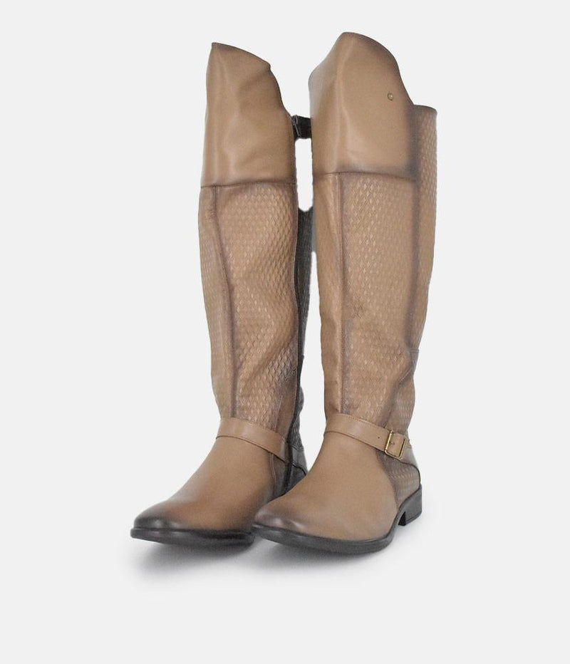 Cinderella Shoes Stylish Long Brown Winter Boots
