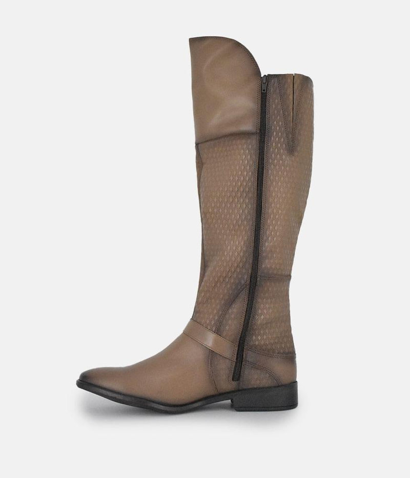 Cinderella Shoes Stylish Long Brown Winter Boots