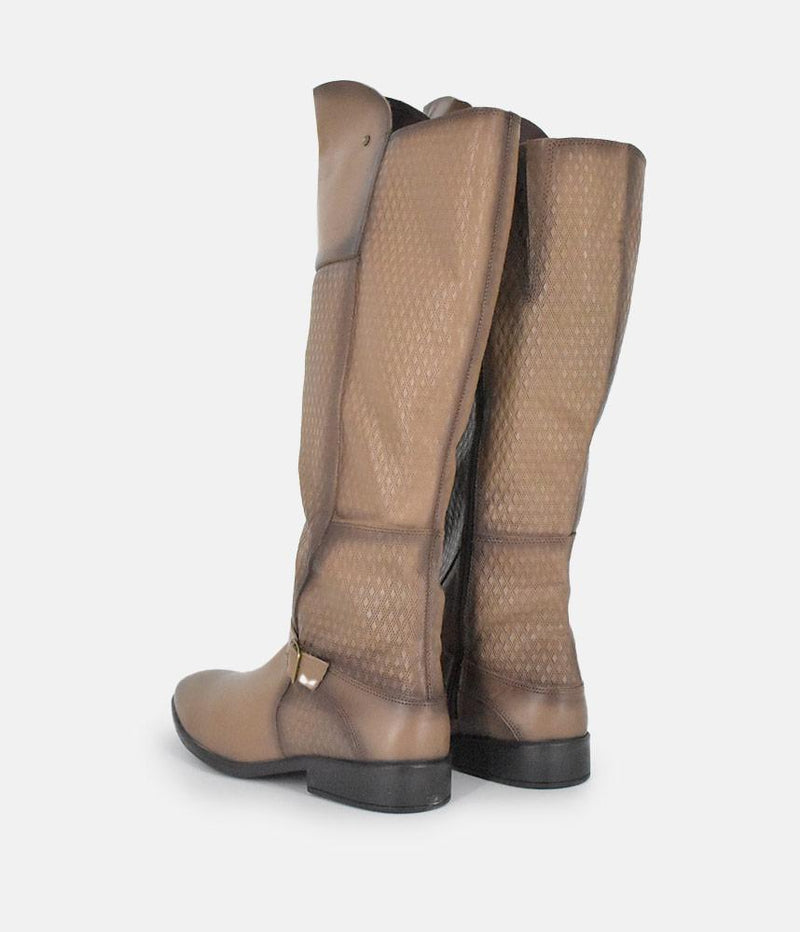 Cinderella Shoes Stylish Long Brown Winter Boots