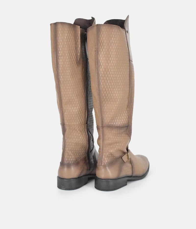Cinderella Shoes Stylish Long Brown Winter Boots