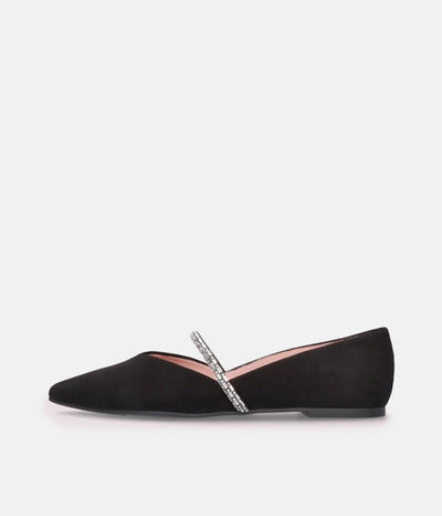 Pretty Ballerina Fabulous Black Dressy Flats