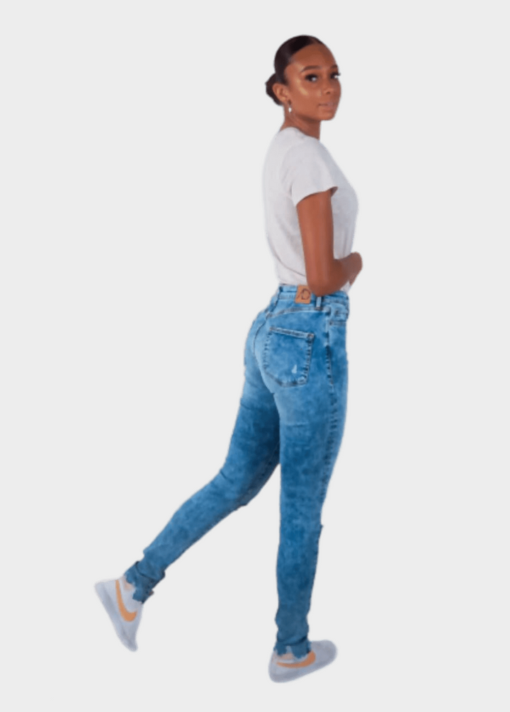 Signature Skinny Jeans - Blue Acid Wash