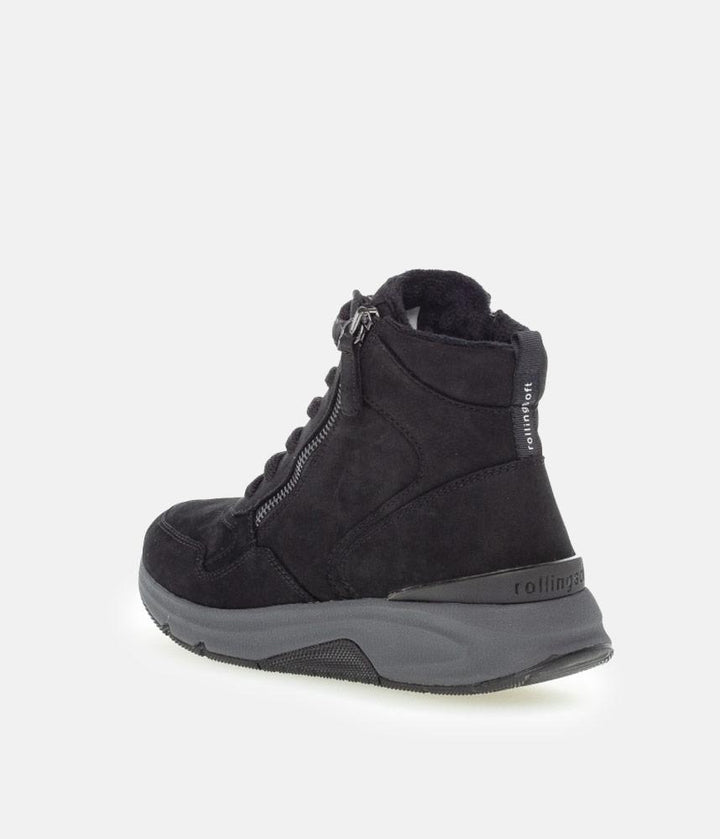 Gabor Fantastic Casual Black Sneaker Booties