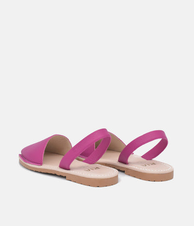 RIA Plush Hot Pink Abarca Sandals