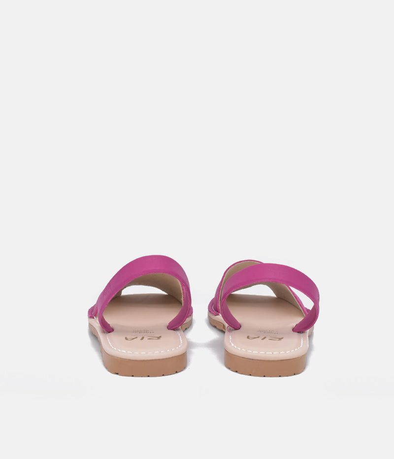 RIA Plush Hot Pink Abarca Sandals