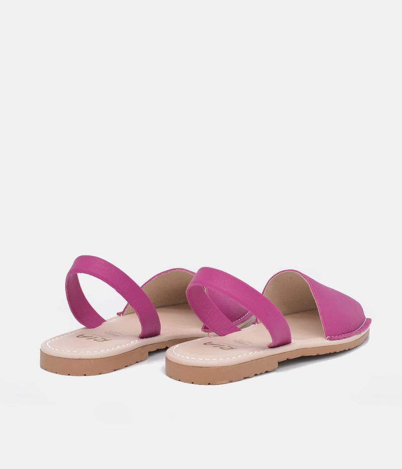 RIA Plush Hot Pink Abarca Sandals