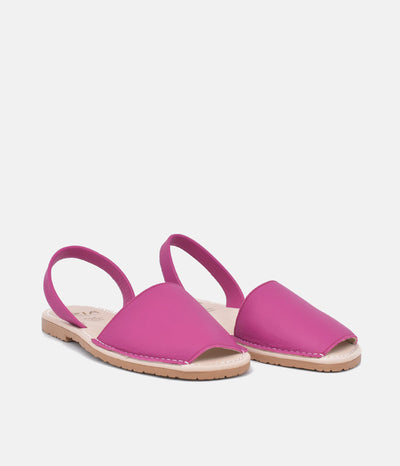 RIA Plush Hot Pink Abarca Sandals