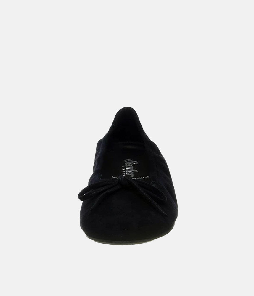 Luxurious Semler Black Suede Slip on Shoes