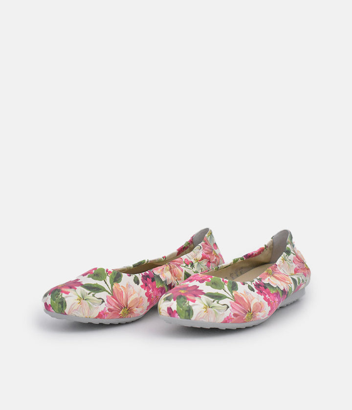 Semler Pretty Pink Floral Flats