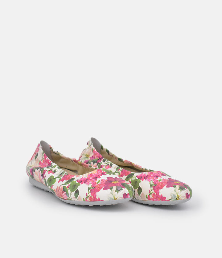 Semler Pretty Pink Floral Flats