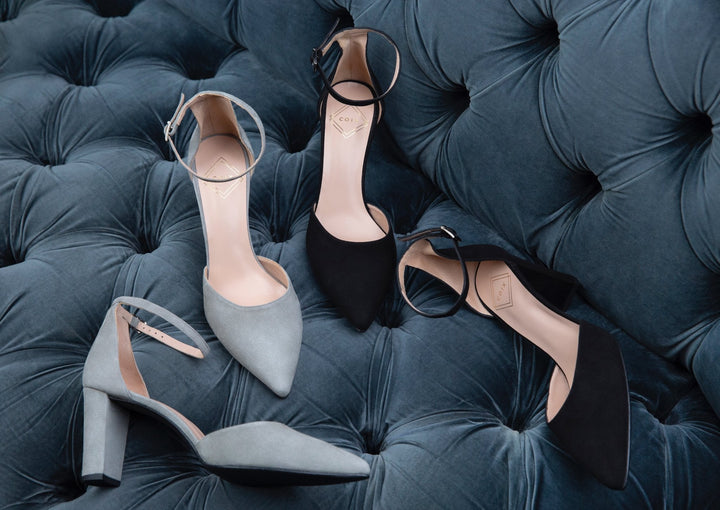 Seville Block Heel Pump — Storm
