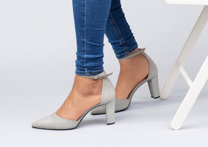 Seville Block Heel Pump — Storm