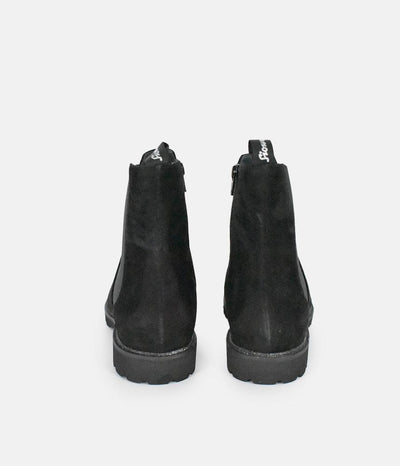 Sioux Premium Black Suede Ankle Boots