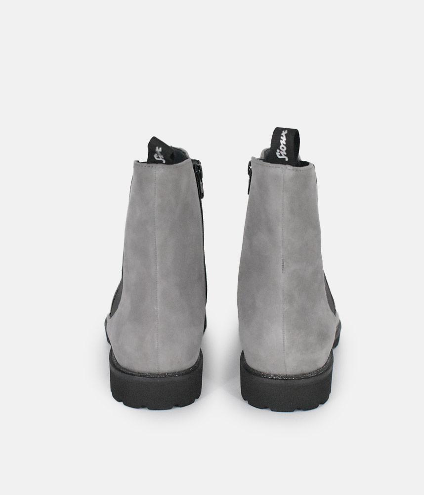 Sioux Premium Light Grey Suede Ankle Boots 9 (UK) 43 (EU) 11 (US)