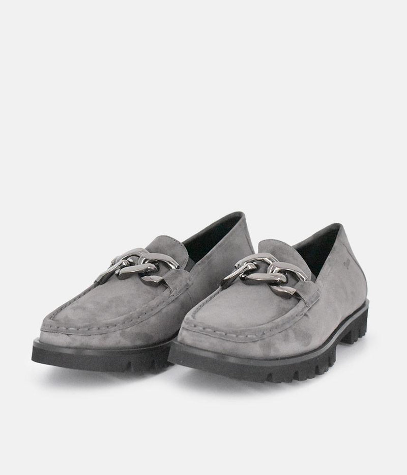 Sioux Premium Grey Suede Loafer