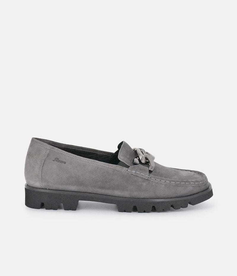 Sioux Premium Grey Suede Loafer