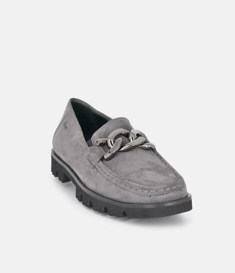 Sioux Premium Grey Suede Loafer