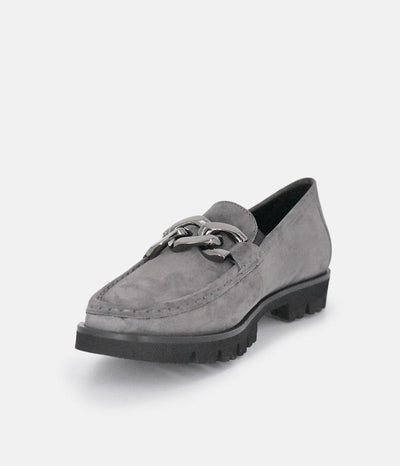 Sioux Premium Grey Suede Loafer