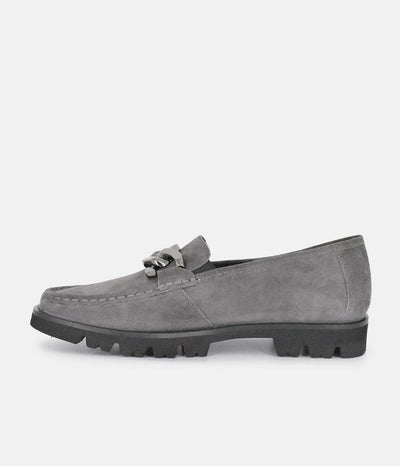 Sioux Premium Grey Suede Loafer