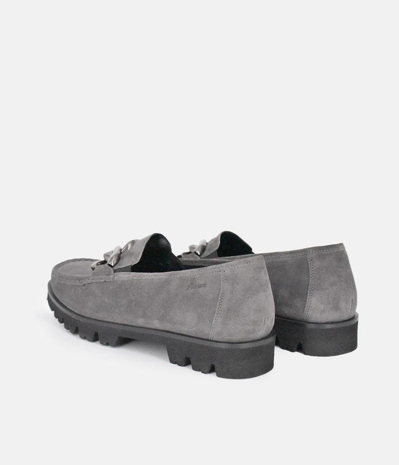 Sioux Premium Grey Suede Loafer