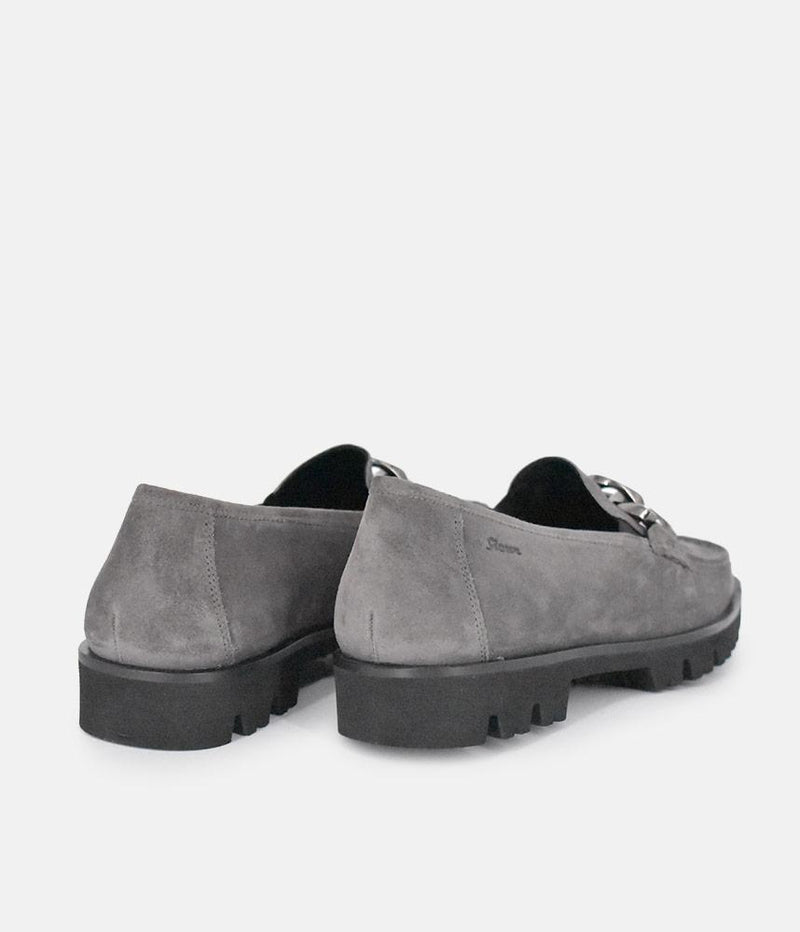 Sioux Premium Grey Suede Loafer