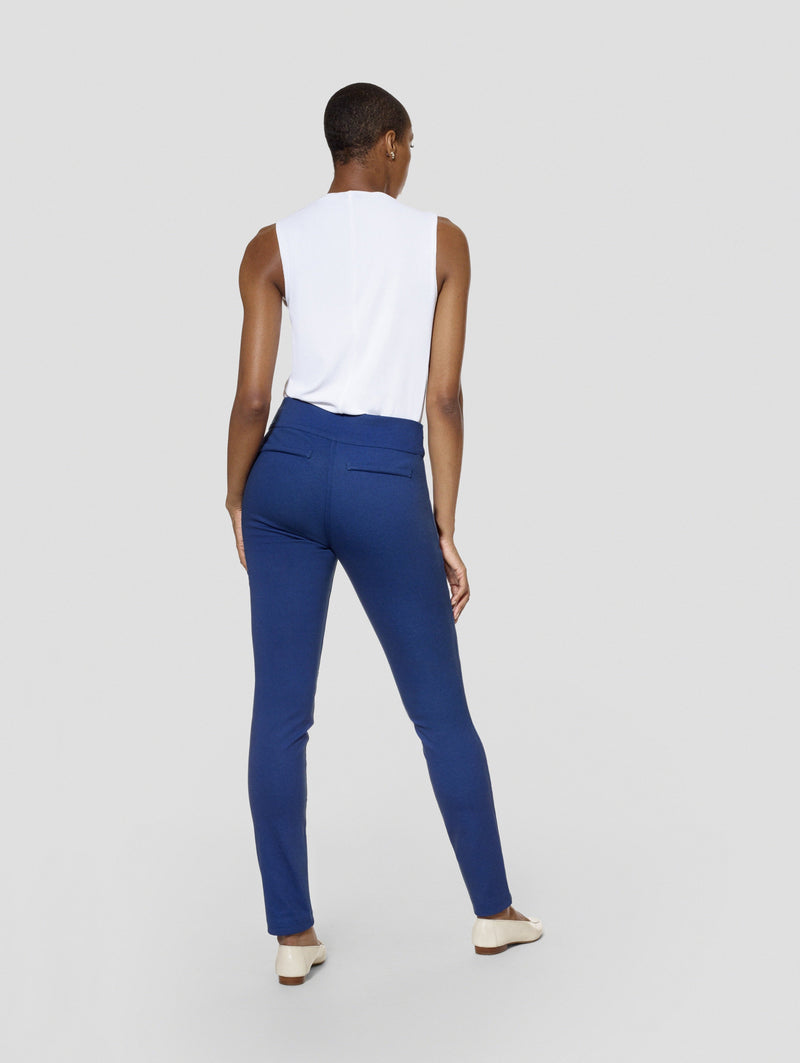 Tall ReverseMoi Brooke Blue/Black Reversible Slim Pant
