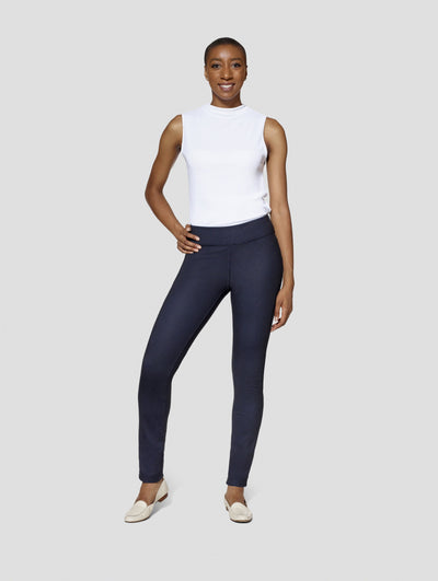 Tall ReverseMoi Brooke Blue/Black Reversible Slim Pant (FINAL SALE)