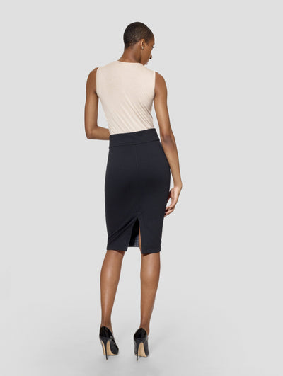 Tall Reversible Uma Plaid/Black Skirt (FINAL SALE)