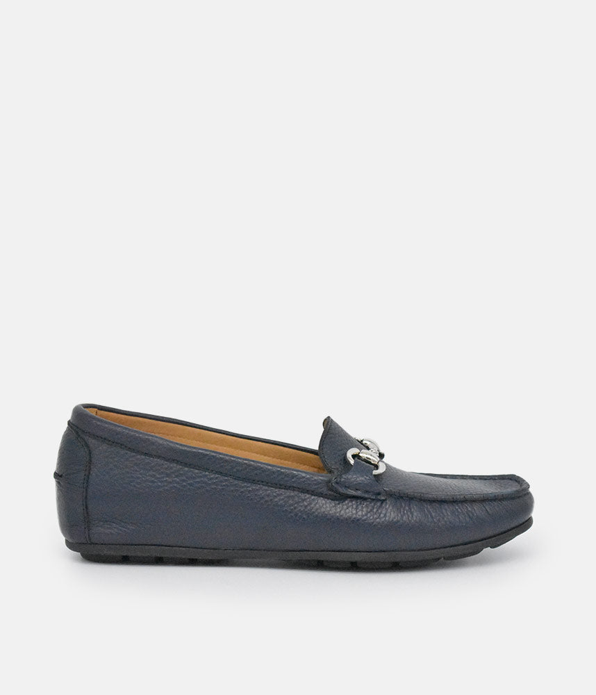 Vittoria Mengoni Premium Navy Blue Loafers